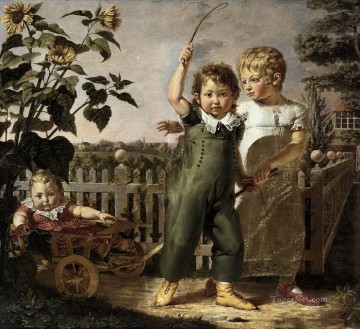100 Great Art Painting - Philipp Otto Runge The Hulsenbeck Children